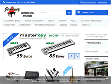 Tablet Screenshot of jimenezmusica.com